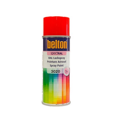 Belton Lackspray Ral 3020 Trafikröd
