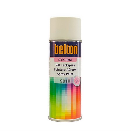 Belton Lackspray Ral 9010 Vit Matt