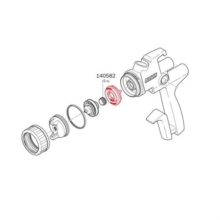 Sata 140582 Tätningselement 5 St/Fp