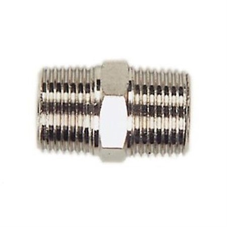 Mellannippel 1/4"-1/4" utv.gäng