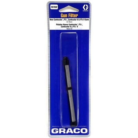 Pistolfilter Svart 60 Mesh Contractor, FTx och XTR-7