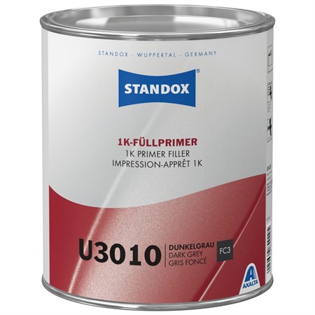 Standox U3010 1K Fillprimer Mörkgrå 3,5L
