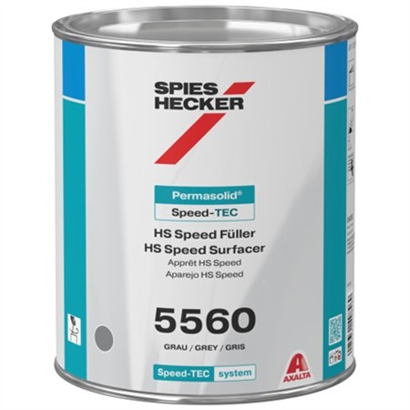 Sh 5560 HS Speed-TEC Surfacer grå 3,5L