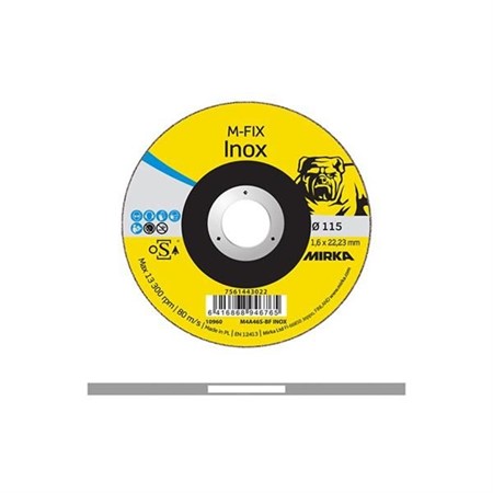 Kap M-Fix 115X1,6X22,3 M4A46S-Bf  25/Fp