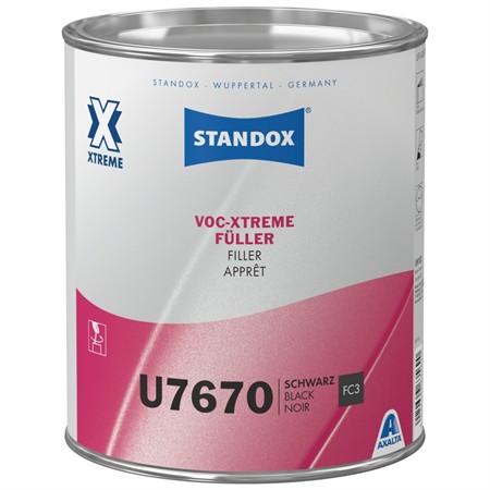 Standox U7670 Xtreme Filler Svart 3,5 L