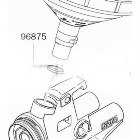 Sata Tätningsring ( För Qqc Kopp )
