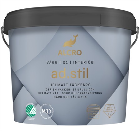Ad.stil Helmatt Täckfärg Blandad Kulör 2,7L