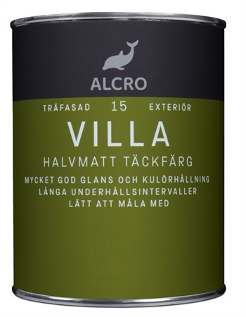 Alcro Villa Fasadfärg Blandad Kulör 0,9L