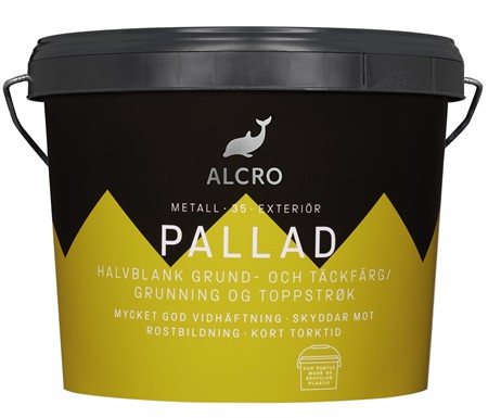 Pallad Grund och Täckfärg Blandad Kulör 2,7L