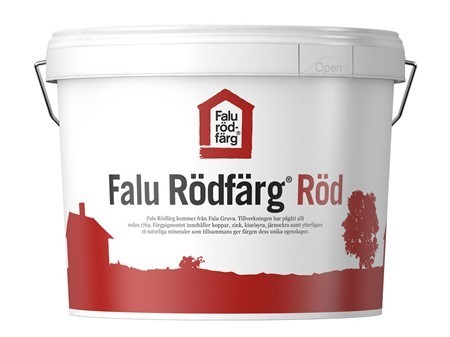 Falu rödfärg röd slamfärg 10L