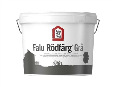 Falu rödfärg grå slamfärg 10L