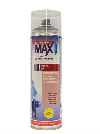 Spraymax Unifill 1K S7 Svart 500ml