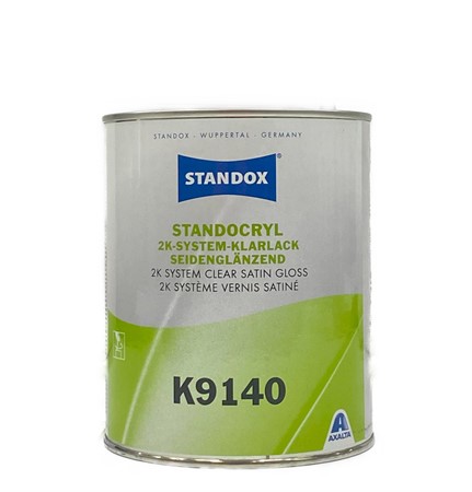 Standox K9140 2K Klarlack Halvblank 0,8L