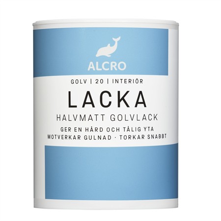 Golvlack Lacka Halvmatt 1L