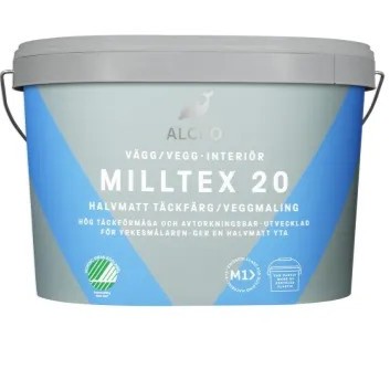 Milltex 20 Halvmatt Täckfärg Blandad Kulör 3,6L