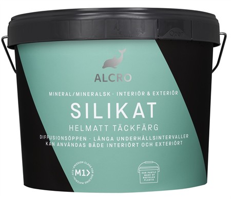 Silikat Täckfärg Helmatt Valfri Kulör 2,7L