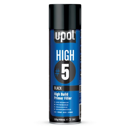 Upol High 5 HB Primer Filler Svart 450ml
