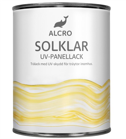 Panellack Solklar UV HalvmattTransparant 0,9L