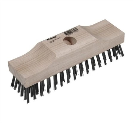 Stålborste levang 220mm 6-radig