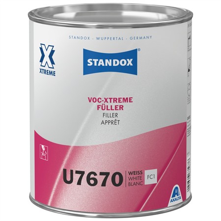 Standox U7670 Xtreme Filler Vit 3,5 L